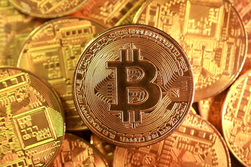 FILE PHOTO: Representation of Bitcoin coin cryptocurrency is seen in this illustration taken September 10, 2025. REUTERS/Dado Ruvic/Illustration/File Photo