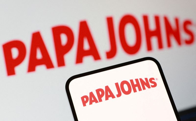 Papa Johns logo appears in this illustration taken August 25, 2025. REUTERS/Dado Ruvic/Illustration