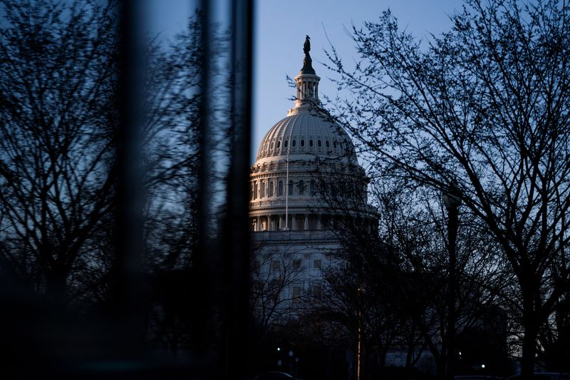 FILE PHOTO: The dome of the U.S. Capitol is seen in Washington, D.C., U.S., March 11, 2025. REUTERS/Nathan Howard/File Photo