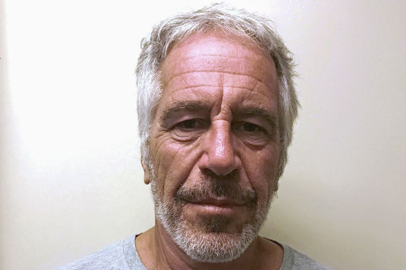 FILE PHOTO: U.S. financier Jeffrey Epstein appears in a photograph taken for the New York State Division of Criminal Justice Services' sex offender registry March 28, 2017 and obtained by Reuters July 10, 2019.  New York State Division of Criminal Justice Services/Handout via REUTERS/File Photo