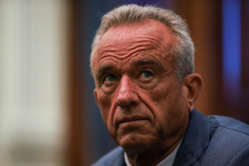 FILE PHOTO: U.S. Health and Human Services (HHS) Secretary Robert F. Kennedy Jr. attends a press conference with Texas Governor Greg Abbott (not pictured) at the State Capitol in Austin, Texas, U.S., August 28, 2025. REUTERS/Kaylee Greenlee/ File Photo