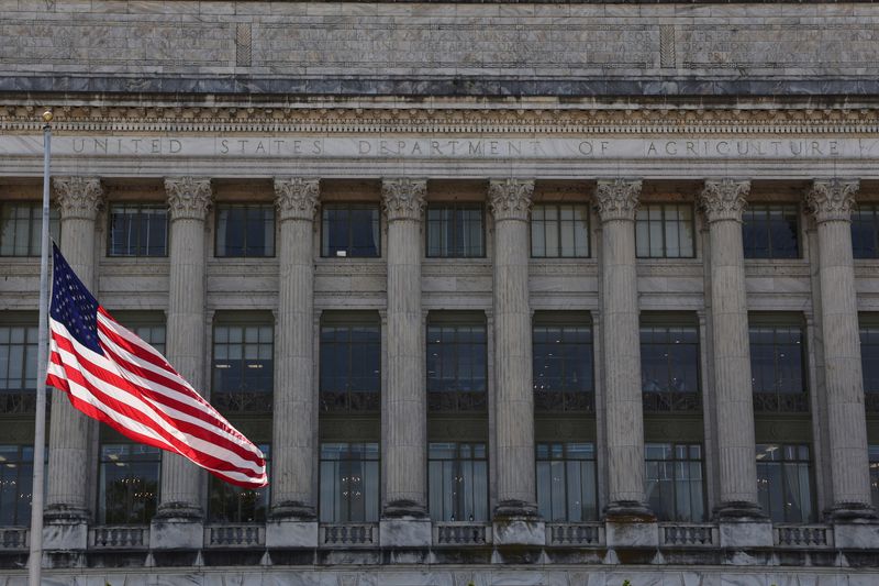 A general view of the U. S. Department of Agriculture headquarters in Washington, D.C., U.S., April 23, 2025. REUTERS/Jonathan Ernst