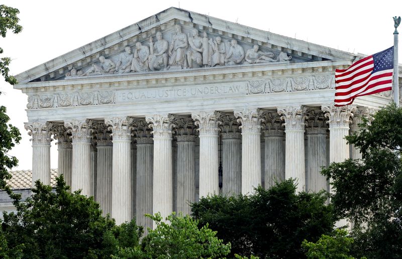 A view of the U.S. Supreme Court building in Washington, U.S., June 17, 2024. REUTERS/Evelyn Hockstein