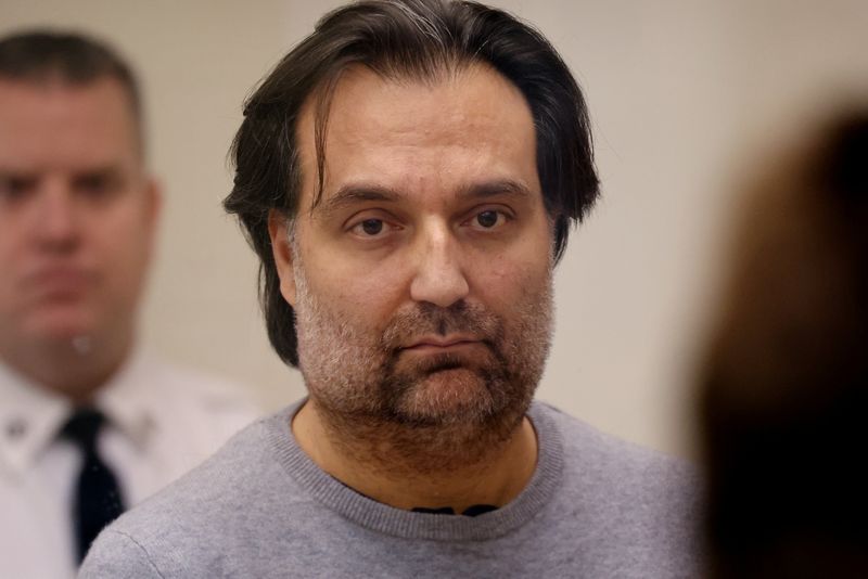 Brian Walshe appears at Quincy District Court on a charge of murdering his wife Ana Walshe, in Quincy, Massachusetts, U.S. on January 18, 2023. Craig F. Walker/Pool via REUTERS