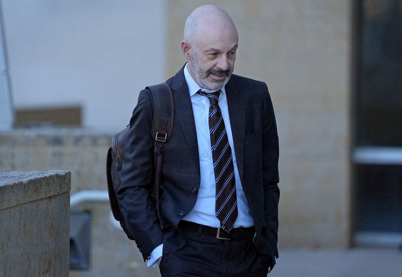 FILE PHOTO: Tom Goldstein, a top U.S. Supreme Court attorney and former publisher of the SCOTUS blog news website arrives for jury selection in his trial on charges of tax fraud, at U.S. District Court in Greenbelt, Maryland, U.S., January 13, 2026. REUTERS/Leah Millis/File Photo