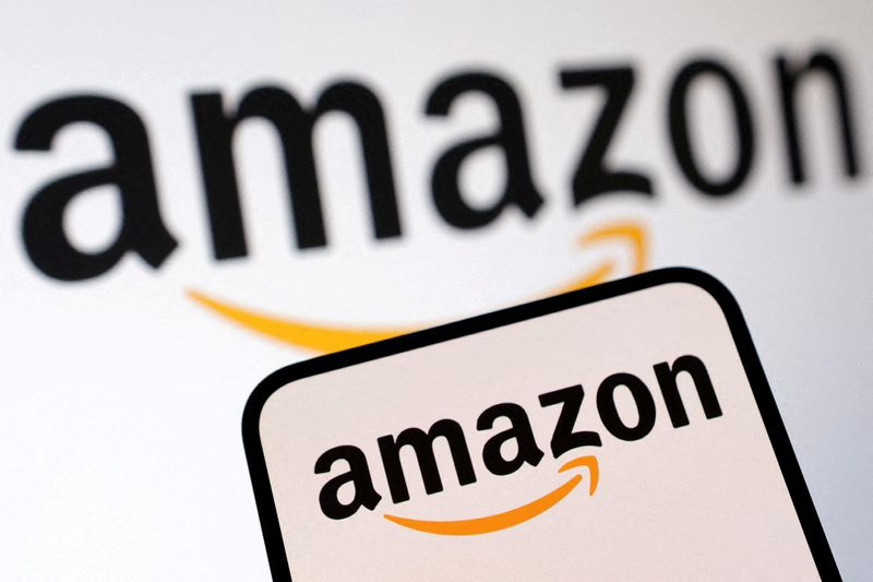 FILE PHOTO: Amazon logo is seen in this illustration created on February 11, 2025. REUTERS/Dado Ruvic/Illustration/File Photo
