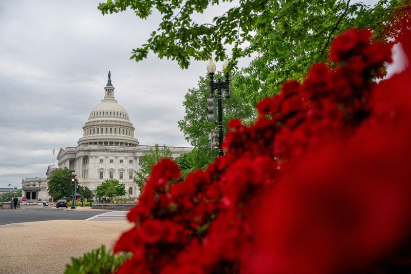View of the U.S. Capitol in Washington, U.S., April 20, 2024. REUTERS/Ken Cedeno