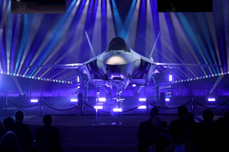 Unveiling of the new F-35 during a rollout ceremony of F-35 fighter jets ordered by Finland at the Lockheed Martin Aeronautics facility in Fort Worth, Texas, U.S. December 16, 2025.  REUTERS/Jeremy Lock