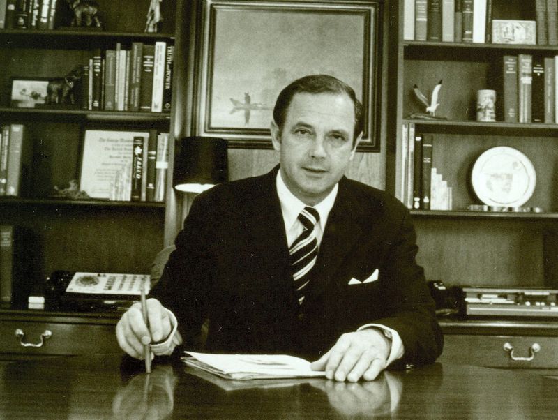 FILE PHOTO: FAA Administrator Alexander Butterfield in an undated photo. Butterfield served as deputy assistant to President Richard Nixon from 1969 to 1973, and served as administrator of the Federal Aviation Administration from 1973 to 1975.  Courtesy FAA/Handout via REUTERS