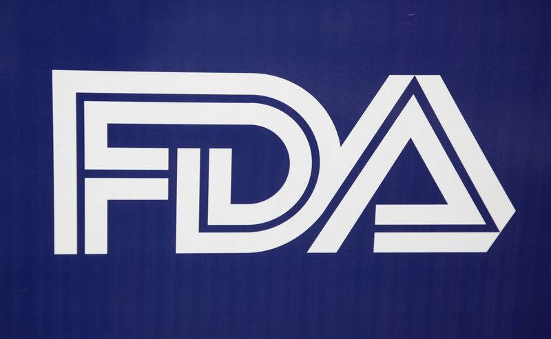FILE PHOTO: The corporate logo of the U.S. Food and Drug Administration (FDA) is shown in Silver Spring, Maryland, November 4, 2009. REUTERS/Jason Reed/File Photo