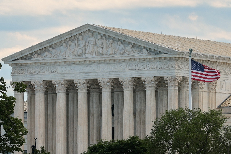 A general view of the U.S. Supreme Court building in Washington, D.C., U.S., May 14, 2026. REUTERS/Jonathan Ernst