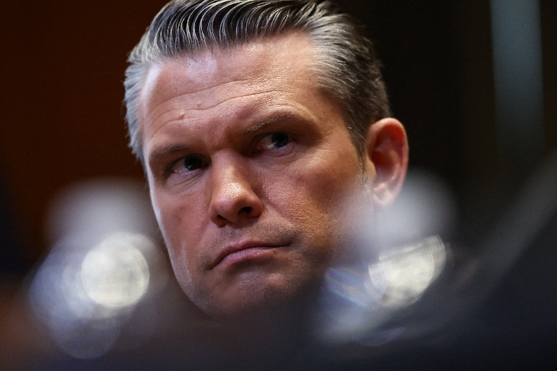 U.S. Secretary of Defense Pete Hegseth attends a Senate Appropriations Subcommittee on Defense hearing on President Donald Trump's FY2027 budget request for the Department of Defense, on Capitol Hill in Washington, D.C., U.S., May 12, 2026. REUTERS/Kevin Lamarque