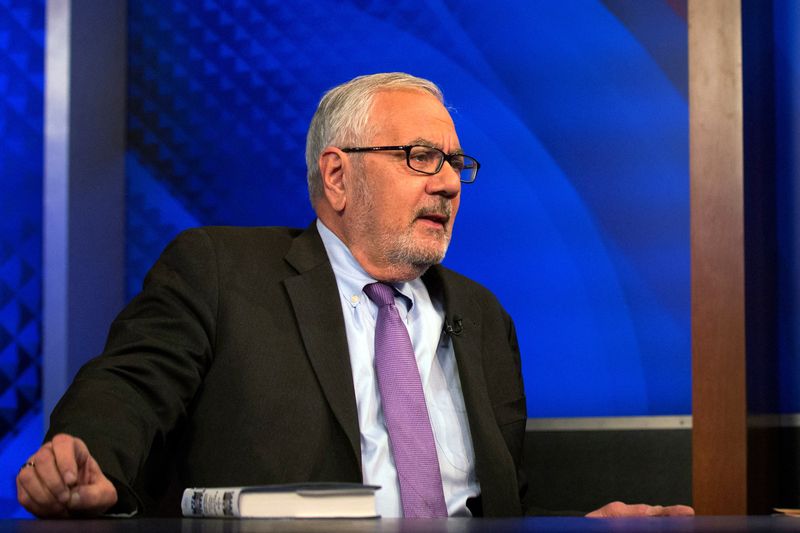 FILE PHOTO: Former U.S. Representative Barney Frank (D-MA) appears on the Fox News Channel "The O'Reilly Factor" in New York March 17, 2015. REUTERS/Brendan McDermid/File Photo