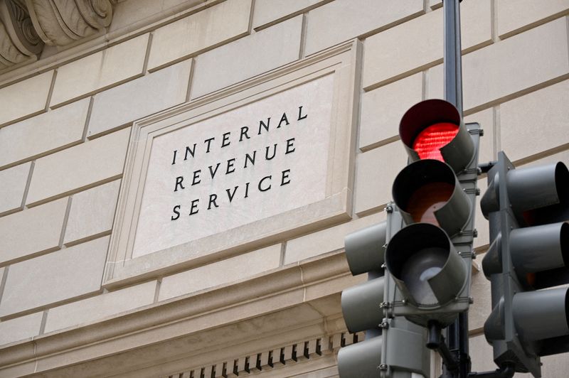 FILE PHOTO: The Internal Revenue Service (IRS) building is seen in Washington, U.S. September 28, 2020. REUTERS/Erin Scott/File Photo