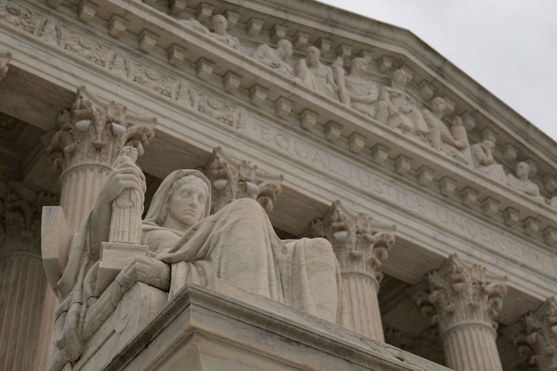 FILE PHOTO: The U.S. Supreme Court building in Washington, D.C., U.S., May 11, 2026. REUTERS/Jonathan Ernst/File Photo