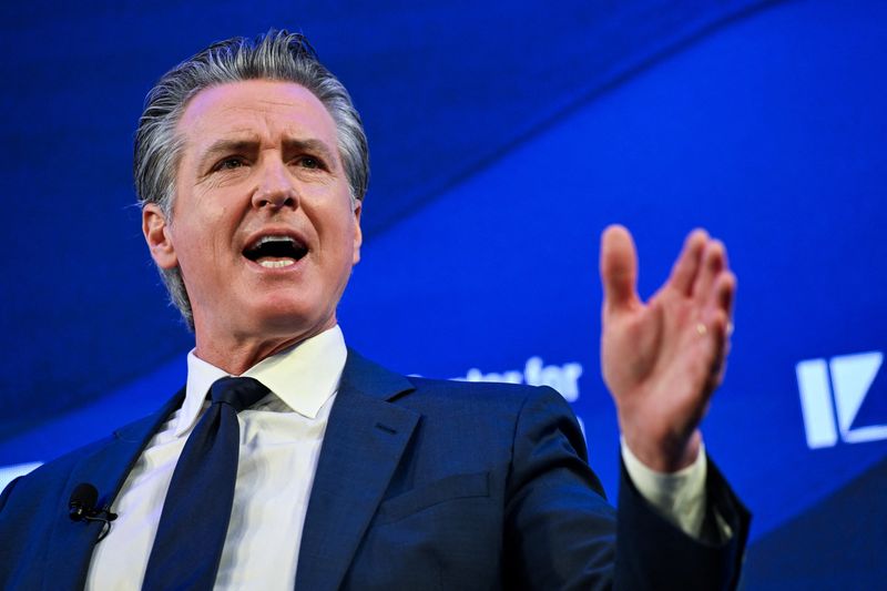 California Governor Gavin Newsom gives remarks at the Center for American Progress Ideas Conference at the Mayflower Hotel in Washington, D.C., U.S., May 19, 2026. REUTERS/Annabelle Gordon
