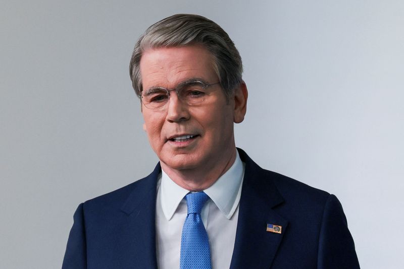 U.S. Treasury Secretary Scott Bessent attends a press briefing in the James S. Brady Press Briefing Room at the White House in Washington, D.C., U.S., May 28, 2026. REUTERS/Kylie Cooper