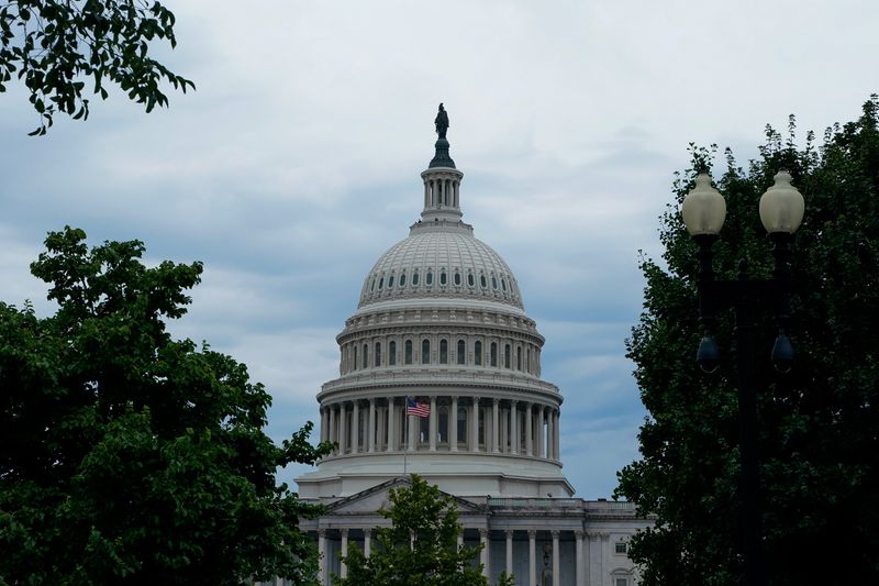 A general view of the U.S. Capitol building in Washington, D.C., U.S., June 18, 2026. REUTERS/Elizabeth Frantz
