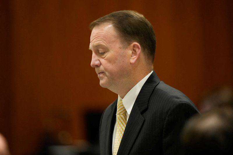 Deputy Utah County Attorney Christopher Ballard attends a hearing for Tyler Robinson, accused in the fatal shooting of conservative activist Charlie Kirk, at the 4th District Court in Provo, Utah, U.S., June 12, 2026.  Francisco Kjolseth/Pool via REUTERS