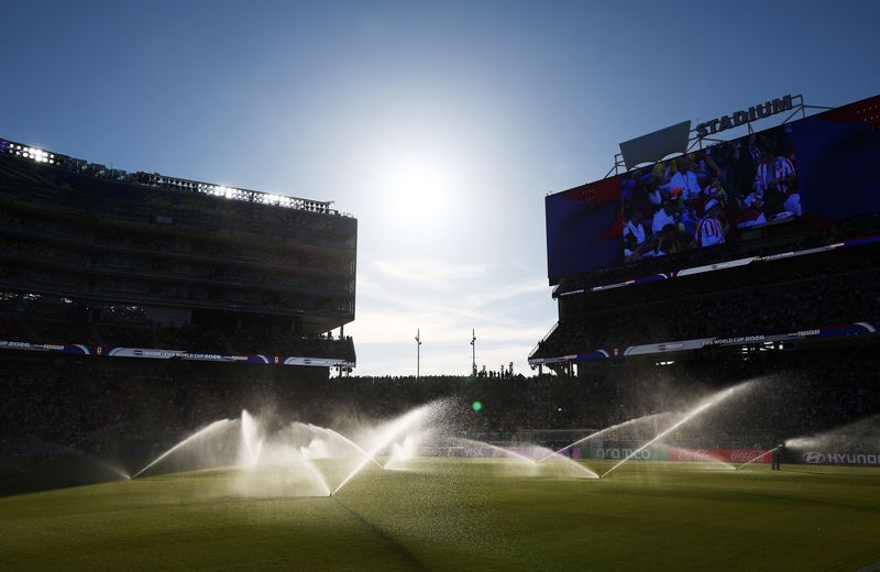 Soccer Football - FIFA World Cup 2026 - San Francisco Bay Area Stadium, Santa Clara, California, U.S. - June 25, 2026 General view inside the stadium before the match REUTERS/Eloisa Lopez