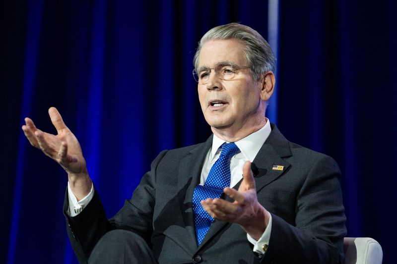Scott Bessent, U.S. Secretary of the Treasury, delivers remarks on the day U.S. President Donald Trump is scheduled to speak at the Faith & Freedom Coalition "Road to Majority" Conference, Washington D.C., U.S., June 26, 2026. REUTERS/Nathan Howard