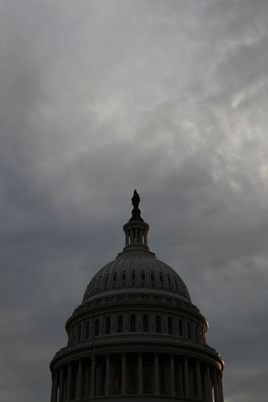 The dome of the U.S. Capitol as negotiations for the Senate's final votes of the legislative session continue, in Washington, D.C., U.S., August 7, 2026. REUTERS/Nathan Howard