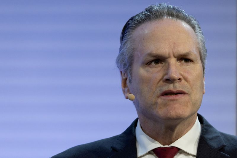 FILE PHOTO: Alaska Governor, Mike Dunleavy speaks during CERAWeek in Houston, Texas, U.S., March 14, 2025. REUTERS/Kaylee Greenlee/File Photo
