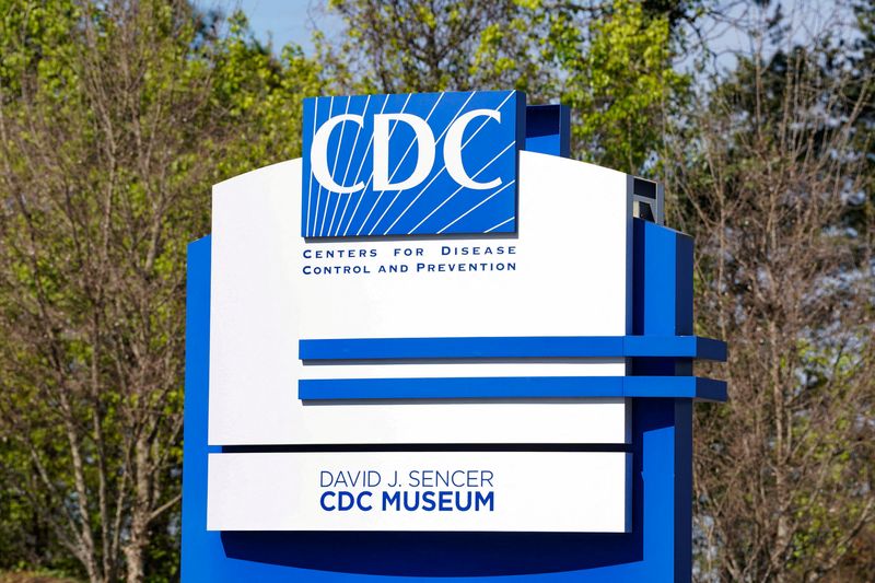 FILE PHOTO: A sign sits outside the Centers for Disease Control and Prevention (CDC) Roybal campus in Atlanta, Georgia, U.S. March 18, 2026. REUTERS/Megan Varner/File Photo