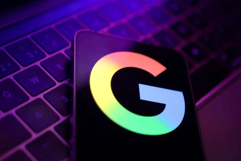 FILE PHOTO: The new Google logo is seen in this illustration taken May 13, 2025. REUTERS/Dado Ruvic/Illustration/File Photo