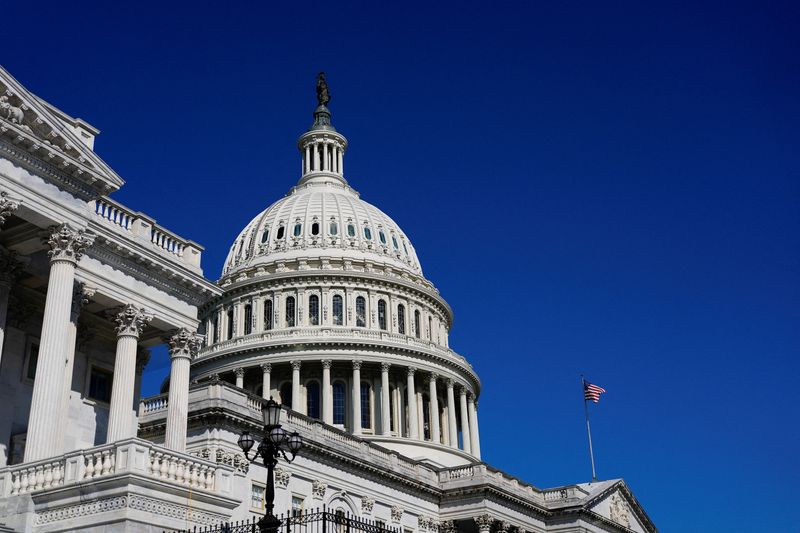 A view of the dome of the U.S. Capitol building on Capitol Hill in Washington, D.C. U.S., September 19, 2025. REUTERS/Kent Nishimura