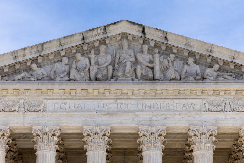 FILE PHOTO: General view shows The United States Supreme Court, in Washington, U.S., February 8, 2024. REUTERS/Amanda Andrade-Rhoades/File Photo