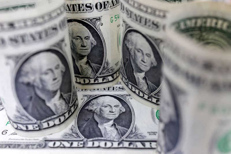 FILE PHOTO: U.S. Dollar banknotes are seen in this illustration taken July 17, 2022. REUTERS/Dado Ruvic/Illustration/File Photo