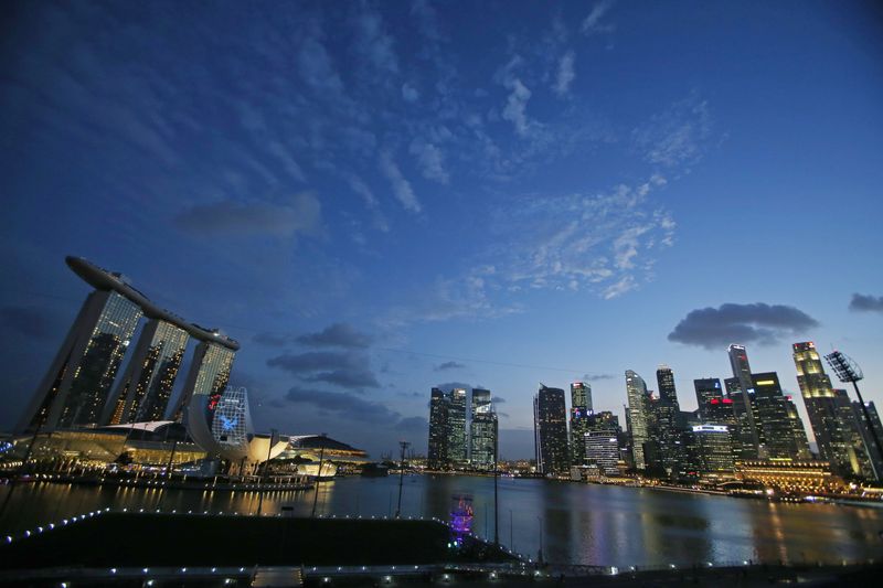 FILE PHOTO: A view of Singapore's skyline March 2, 2016. REUTERS/Edgar Su/File Photo