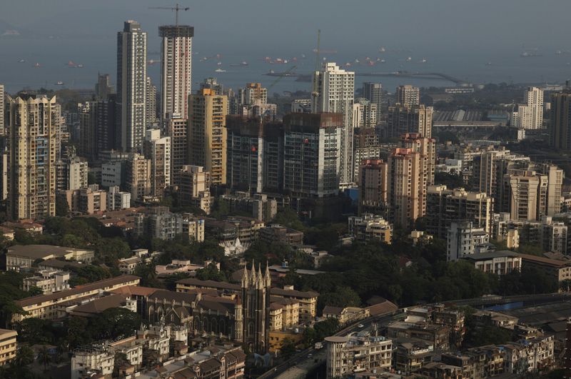 FILE PHOTO: A general view of the skyline in Mumbai, India, May 5, 2025. REUTERS/Francis Mascarenhas/File Photo