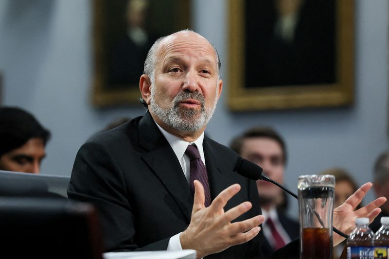 FILE PHOTO: U.S. Secretary of Commerce Howard Lutnick testifies before a House Appropriations Committee hearing on U.S. President Donald Trump's budget request for the Department of Commerce, on Capitol Hill in Washington, D.C., U.S., June 5, 2025. REUTERS/Leah Millis/File Photo