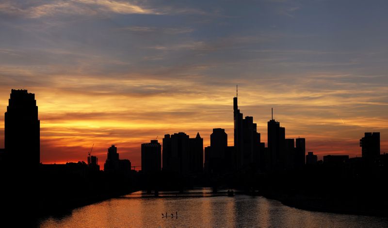 The skyline with the banking district is photographed in Frankfurt, Germany, September 22, 2021.  REUTERS/Kai Pfaffenbach