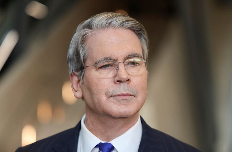 U.S. Treasury Secretary Scott Bessent looks on as he speaks to the media, following the trade talks between the U.S. and China, in Kuala Lumpur, Malaysia October 26, 2025. REUTERS/Hasnoor Hussain