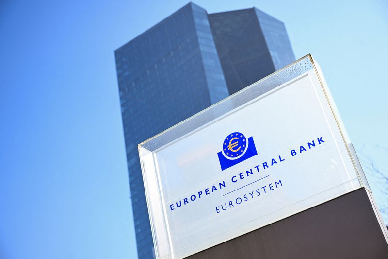 FILE PHOTO: A view of the European Central Bank (ECB) headquarters in Frankfurt, Germany, March 6, 2025. REUTERS/Jana Rodenbusch/File Photo