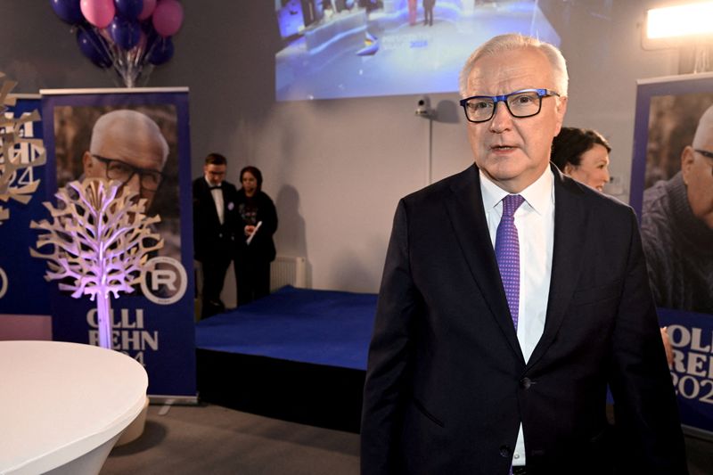 FILE PHOTO: Olli Rehn in Helsinki, Finland, January 28, 2024. Lehtikuva/Heikki Saukkomaa via REUTERS/File Photo