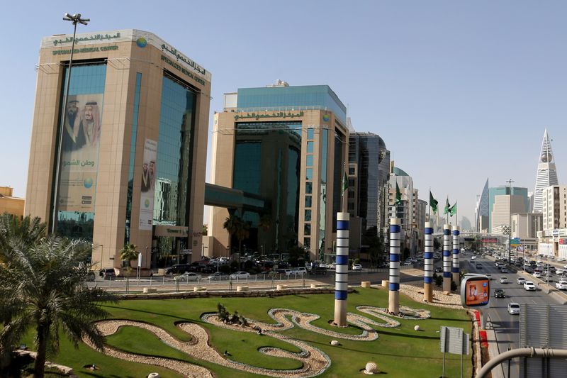 Buildings are seen in Riyadh, Saudi Arabia February 16, 2021. REUTERS/Ahmed Yosri