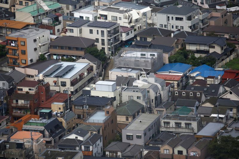 A construction site is seen at a residential area in Tokyo, Japan, August 21, 2016. Picture taken on August 21, 2016.  REUTERS/Kim Kyung-Hoon