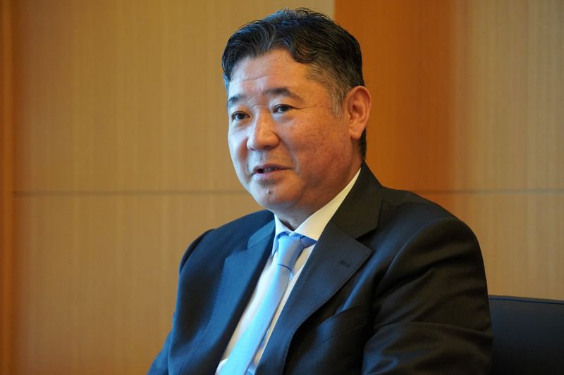 Kenya Koshimizu, Mizuho Financial Group, Inc., Co-Head of Global Markets Company, during an interview with Reuters, talks about his view on the market at the company's Tokyo headquarters, Japan February 12, 2026. REUTERS/Miho Uranaka