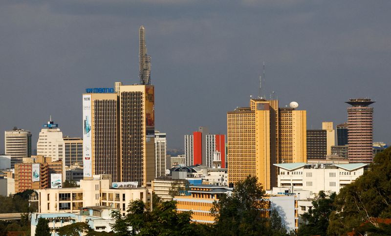 A general view shows a section of the skyline of the central business district of Nairobi, Kenya July 15, 2025. REUTERS/Thomas Mukoya
