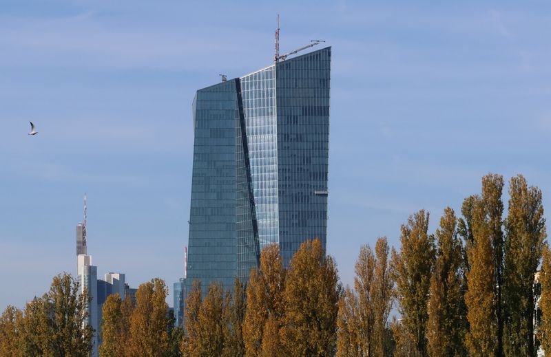 A view shows the European Central Bank (ECB) building, in Frankfurt, Germany October 27, 2022. REUTERS/Wolfgang Rattay