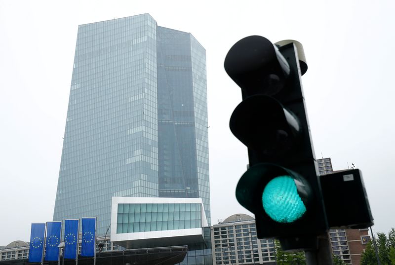 The headquarters of the European Central Bank (ECB) are pictured in Frankfurt, Germany, July 8, 2020. REUTERS/Ralph Orlowski