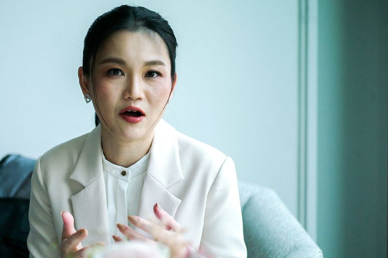 Phantira "Petch" Vergara, an investment board member of Thailand's Social Security Fund, reacts during an interview with Reuters, in Bangkok, Thailand, March 12, 2026. REUTERS/Panu Wongcha-um