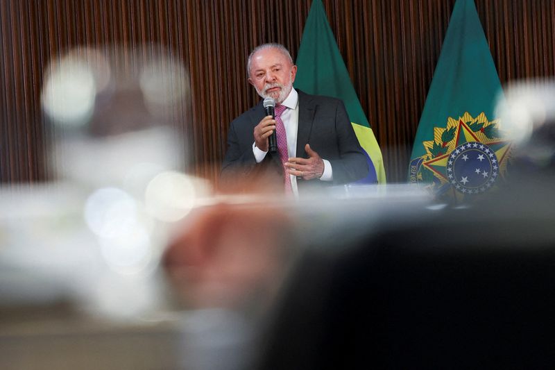 Brazil's President Luiz Inacio Lula da Silva speaks during a ministerial meeting at the Planalto Palace in Brasilia, Brazil, March 31, 2026. REUTERS/Adriano Machado
