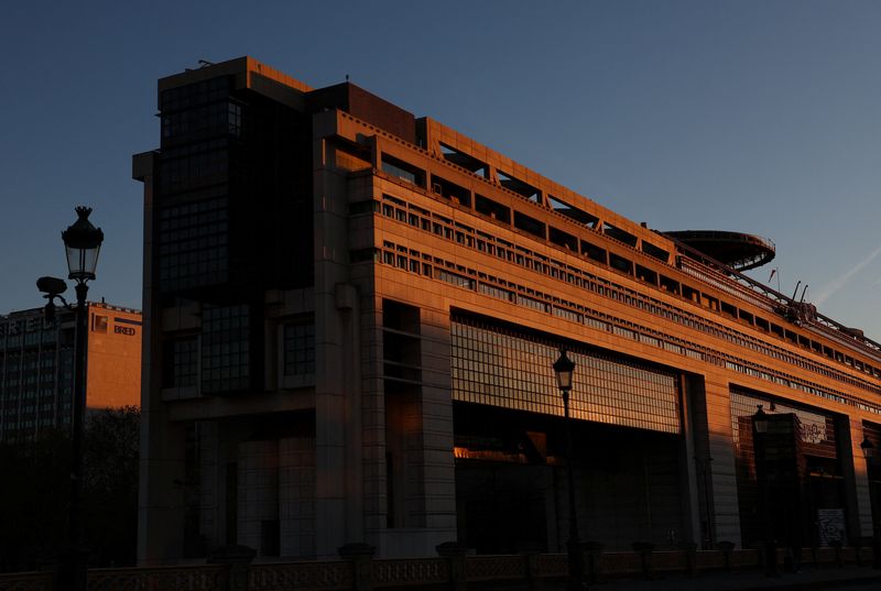 View of the Bercy Economy and Finance Ministry building in Paris, France, April 7, 2026.REUTERS/Abdul Saboo