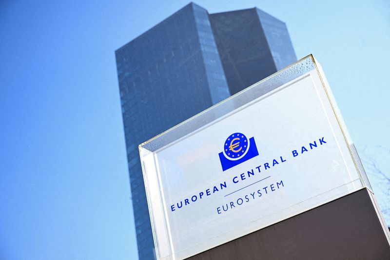 FILE PHOTO: A view of the European Central Bank (ECB) headquarters in Frankfurt, Germany, March 6, 2025. REUTERS/Jana Rodenbusch/File Photo