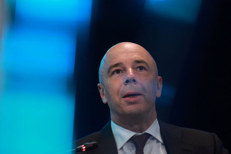 FILE PHOTO: Russian Finance Minister Anton Siluanov attends a session of the St. Petersburg International Economic Forum (SPIEF) in Saint Petersburg, Russia, June 20, 2025. REUTERS/Anton Vaganov/File Photo